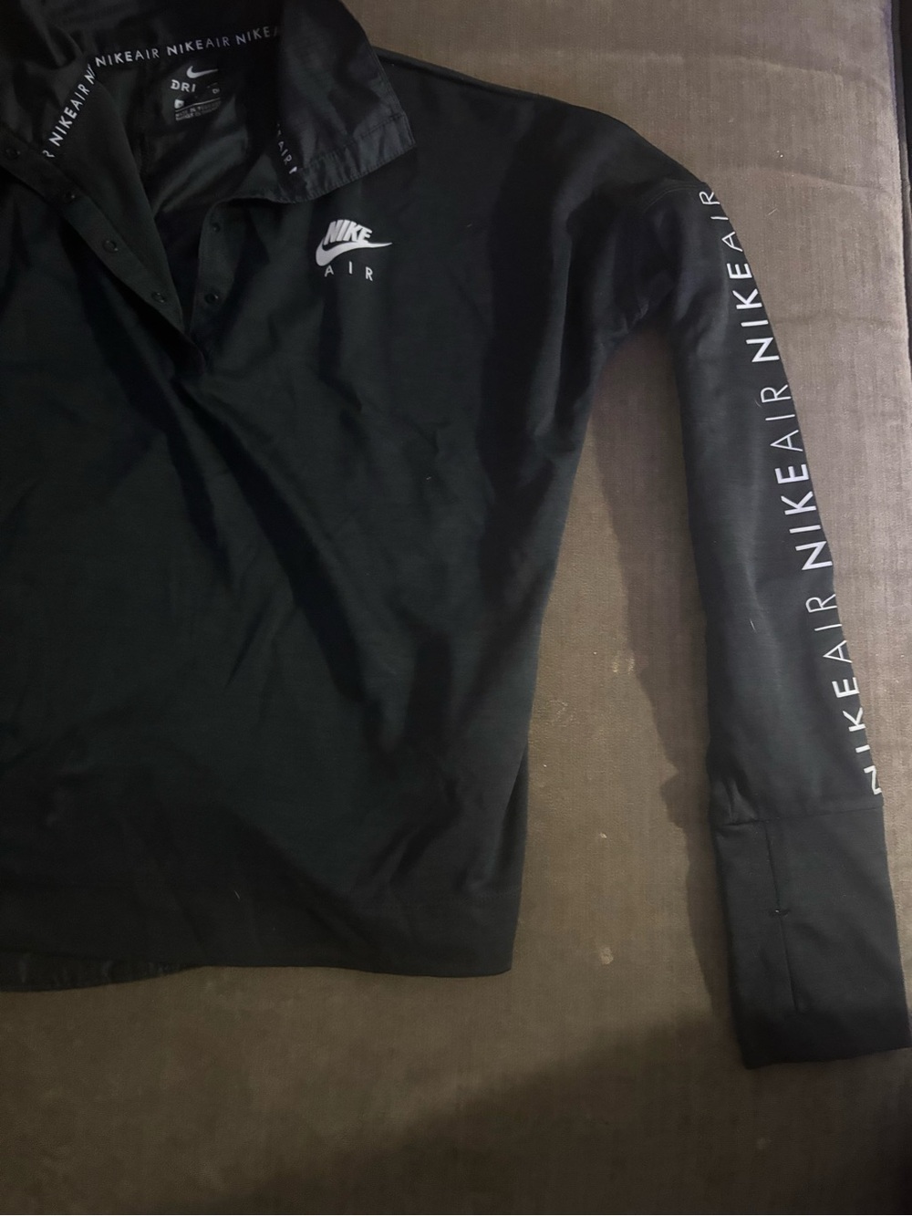 Nike Black Nike Air Long Sleeve Pullover